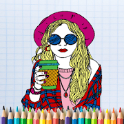 ColorPics: Beautiful Girl Coloring Game - FREE