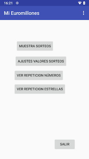 Android application Myeuromillon screenshort