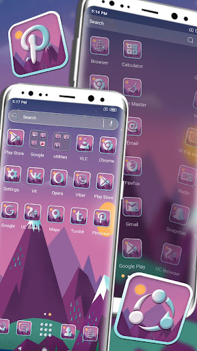 Minimal Nature Launcher Themes Screen 3