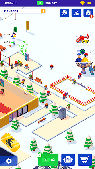 Ski Resort: Idle Snow Tycoon 2.0.5 APK + Mod (Free purchase) for Android