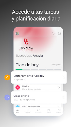 Android application BGtrainig screenshort
