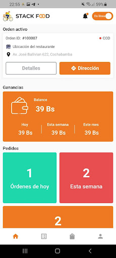 Delivery APP - Pide nomas! Screen 3
