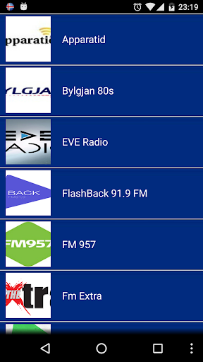 Android application Radio Iceland screenshort