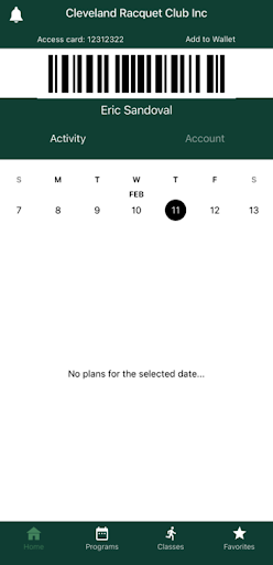 Cleveland Racquet Club, Inc. Screen 2