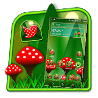 Red Mushroom Green Theme