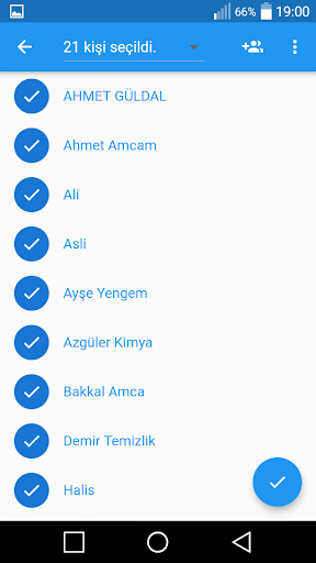 Bulk Message Sending - SMS Screen 2