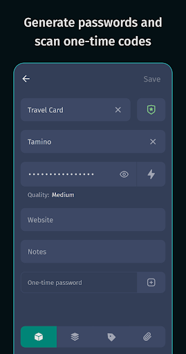 KeeMobile Password Manager Screen 3
