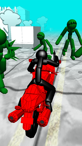 Android application Stickman Zombie: Moto Racing screenshort