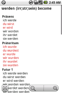 German Verbs Pro Captura de pantalla