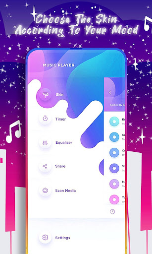 Music Player Galaxy Screen 3