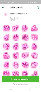 WASticker Hand Emojis Stickers
