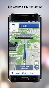 تطبيق خرائط الملاحة GPS