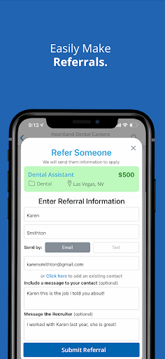 Android application Heartland Dental Referrals screenshort