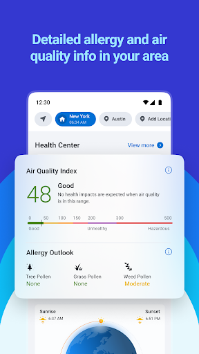 Screenshot of Weather