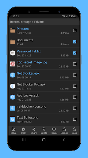 File Locker - Protect files Screen 3