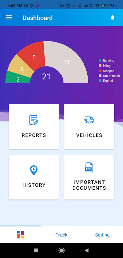 Android application RComm GPS screenshort