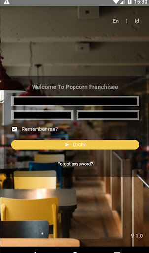 Android application Popcorn Franchisee screenshort