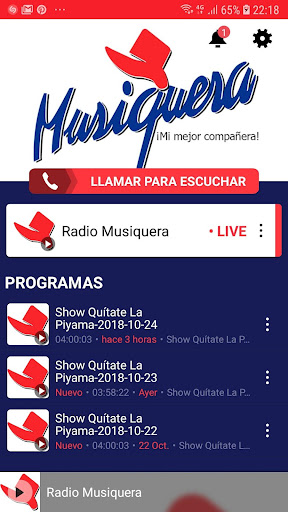 Radio Musiquera Screen 2