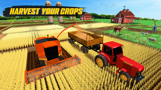 Tractor Farming Sim Games