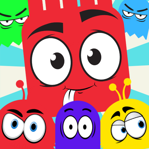 Monster Hop Cartoon Kid Puzzle logo
