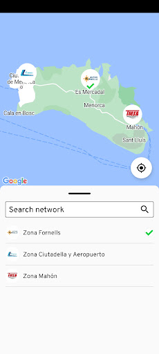 Android application MOU-T Menorca screenshort