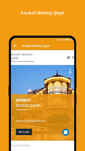 Android application Avukat Berkay Şayir screenshort