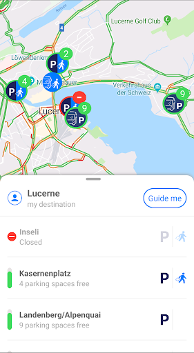 Android application iParkiere Bus screenshort