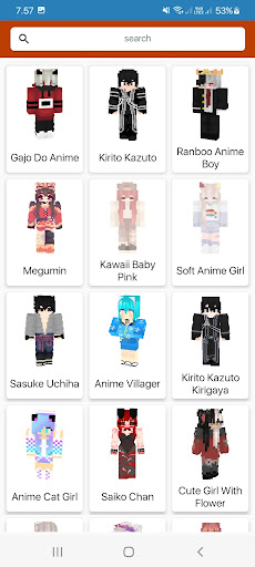 Anime Skins for Minecraft PE