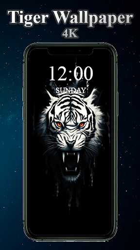 Android application Tiger Wallpaper Aesthetic screenshort