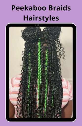 Peekaboo Braids Hairstyles