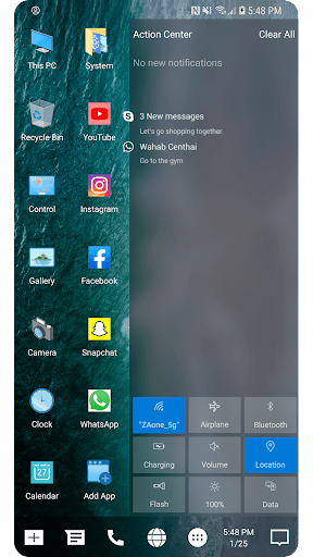 Winner Launcher for Windows UE - Personalization - apps