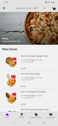 Pizza Plus Gloucester Screen 2