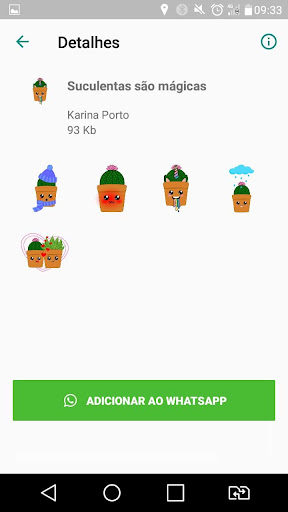 Figurinhas Suculentas para Wha Screen 3