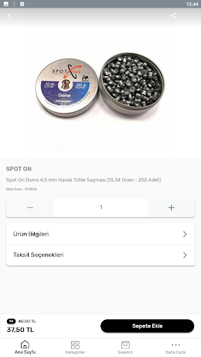 Android application Kocaav Pazarı screenshort