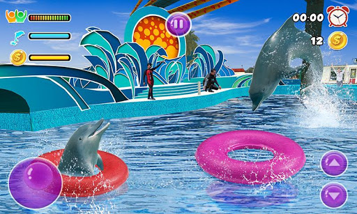Android application Dolphin Water Stunts Show screenshort