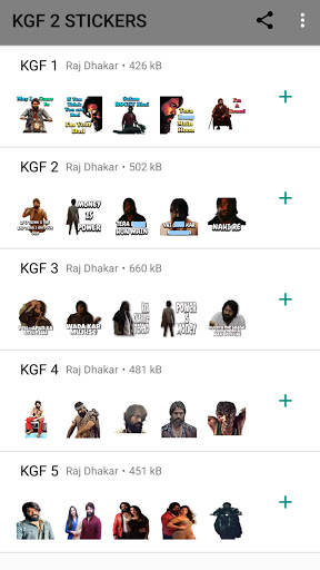 KGF 2 Stickers For WhatsApp - WAStickerApps