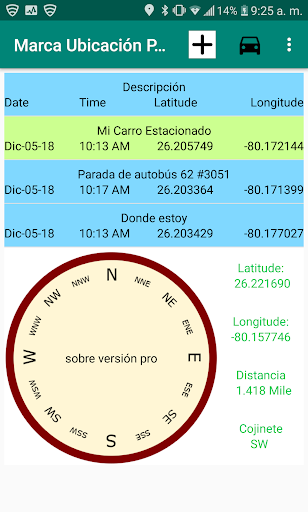 Vista previa de la aplicación