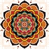 Mandala Paint: Color by Number