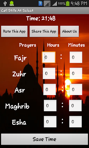 Android application Cell Still At Salaat screenshort