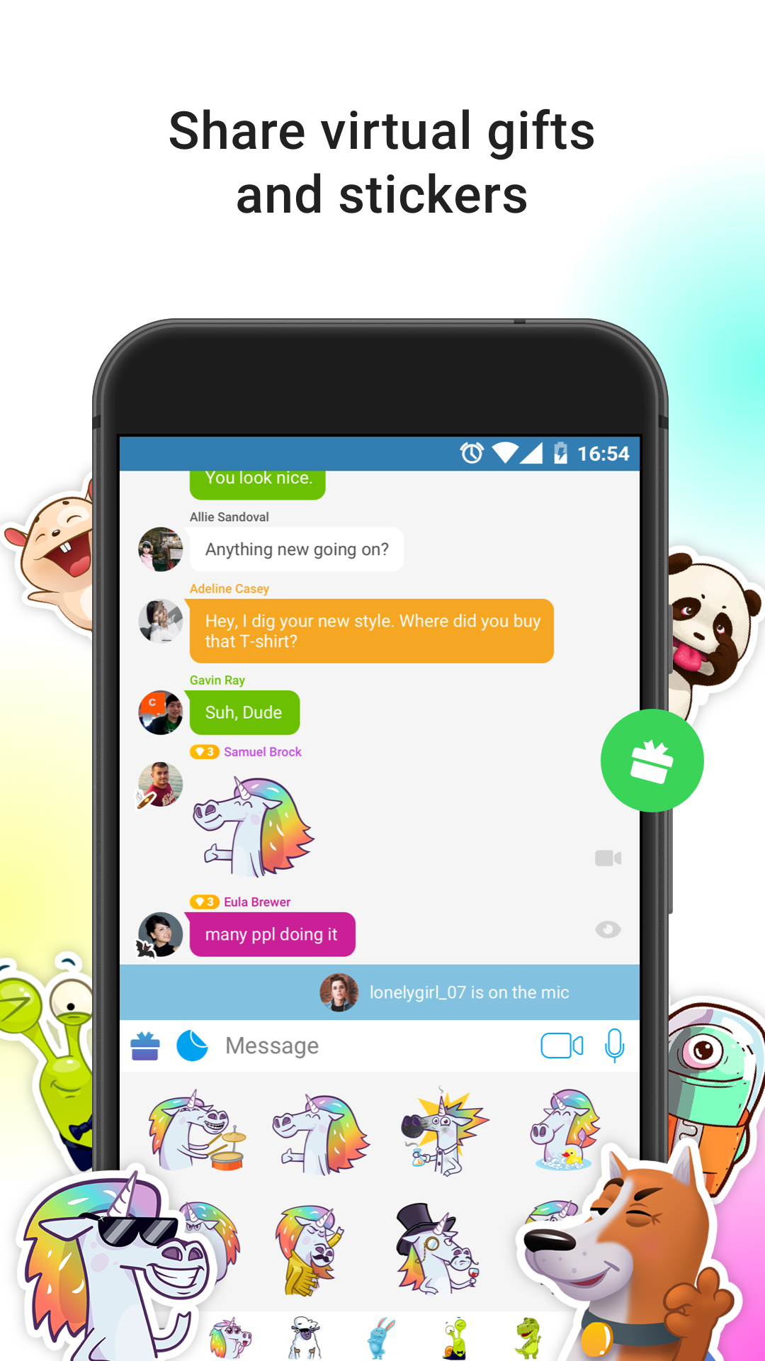 Android application Paltalk: Chat with Strangers screenshort
