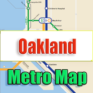 Oakland USA Metro Map Offline