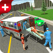 Accident City Ambulance Rescue Simulator 19  Icon
