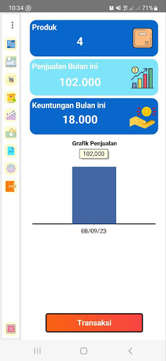 Android application MeePOS screenshort