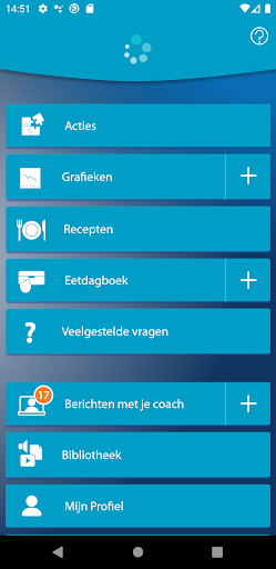 Android application Mijn CON screenshort