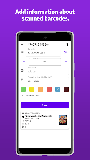 Barcodica - Barcode scanner Screen 3