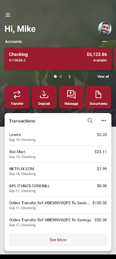 F&M Mobile Secure Screen 2