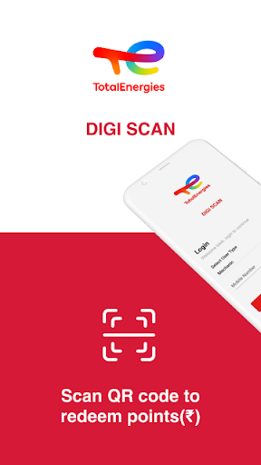 Android application TotalEnergies Digi Scan screenshort