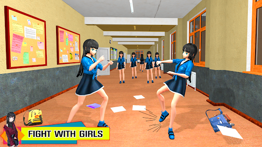 High School Girl Life Games 3D