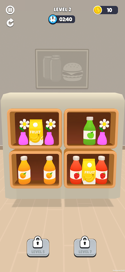 #3. Shelf Sort 3D (Android) Podle: Indigo Bunting