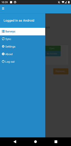 Android application Notus for Integrator Plus screenshort